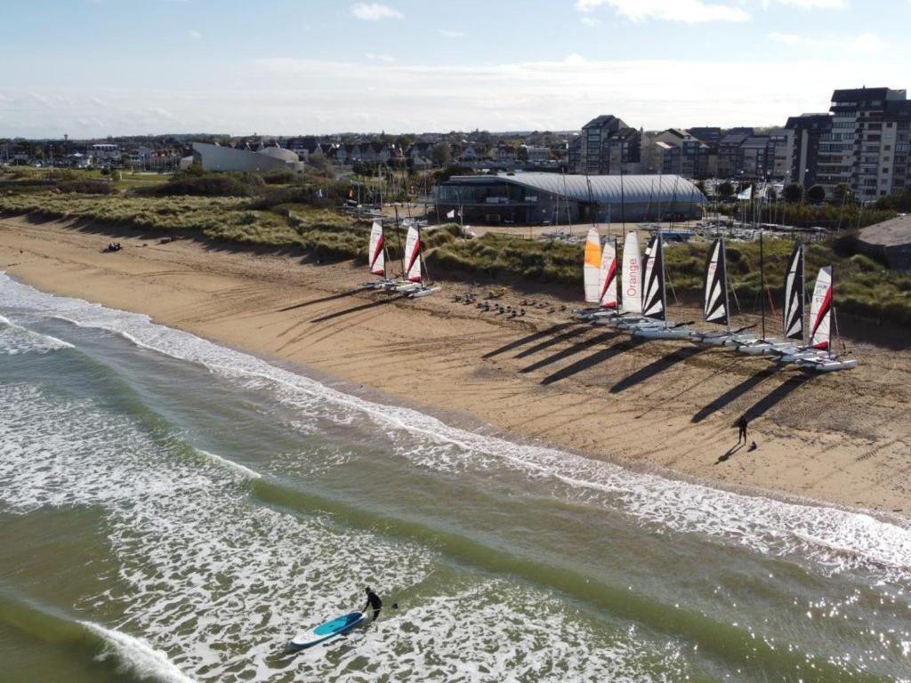 "O'Dbark" - Duplex 2 Etoiles - A 100M De La Plage Avec Jardin Courseulles-sur-Mer Kültér fotó
